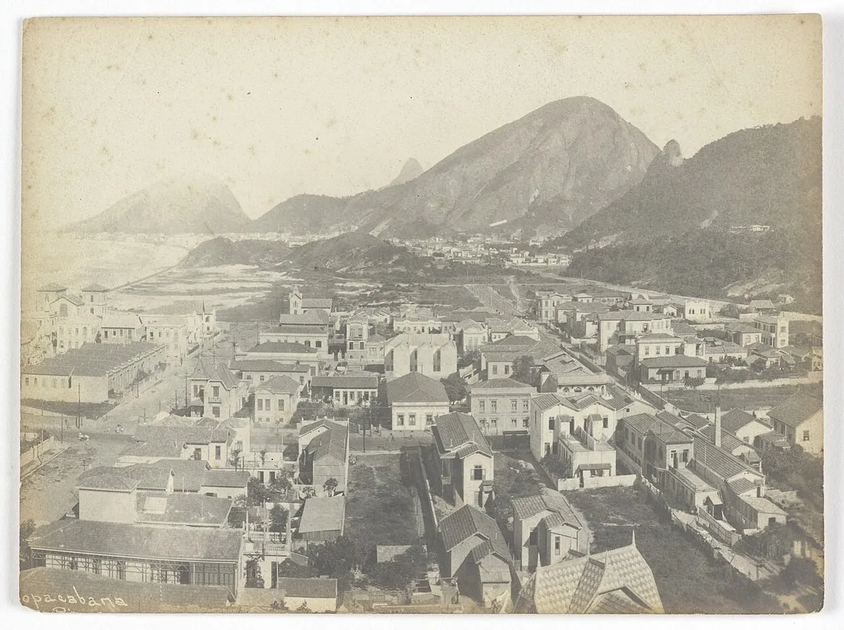 Historic view of Copacabana, Rio de Janeiro — Vista de Copacabana