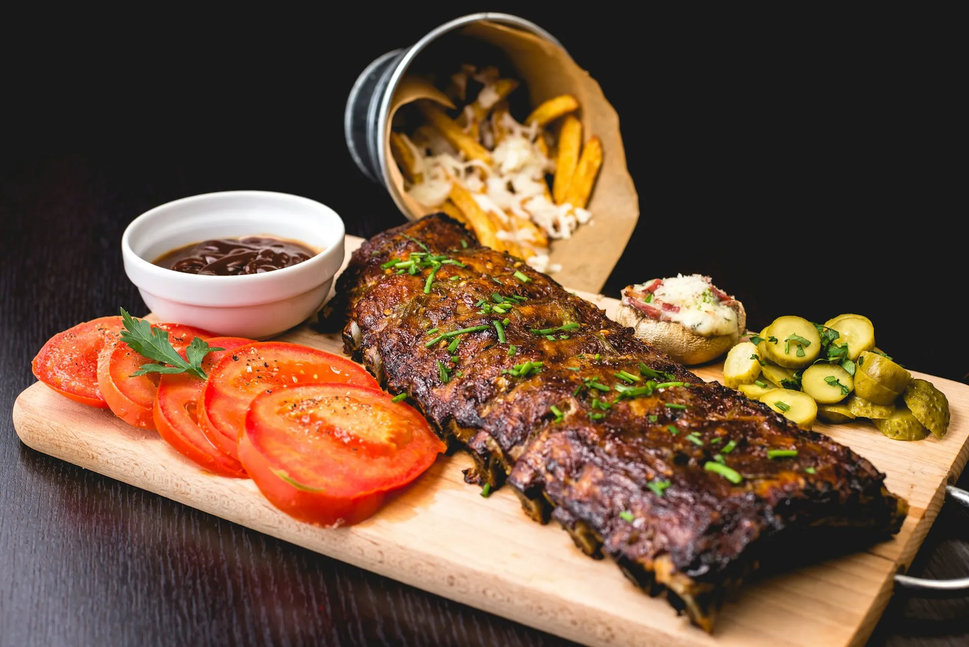CT Boucherie — Steakhouse · Side-dish parade