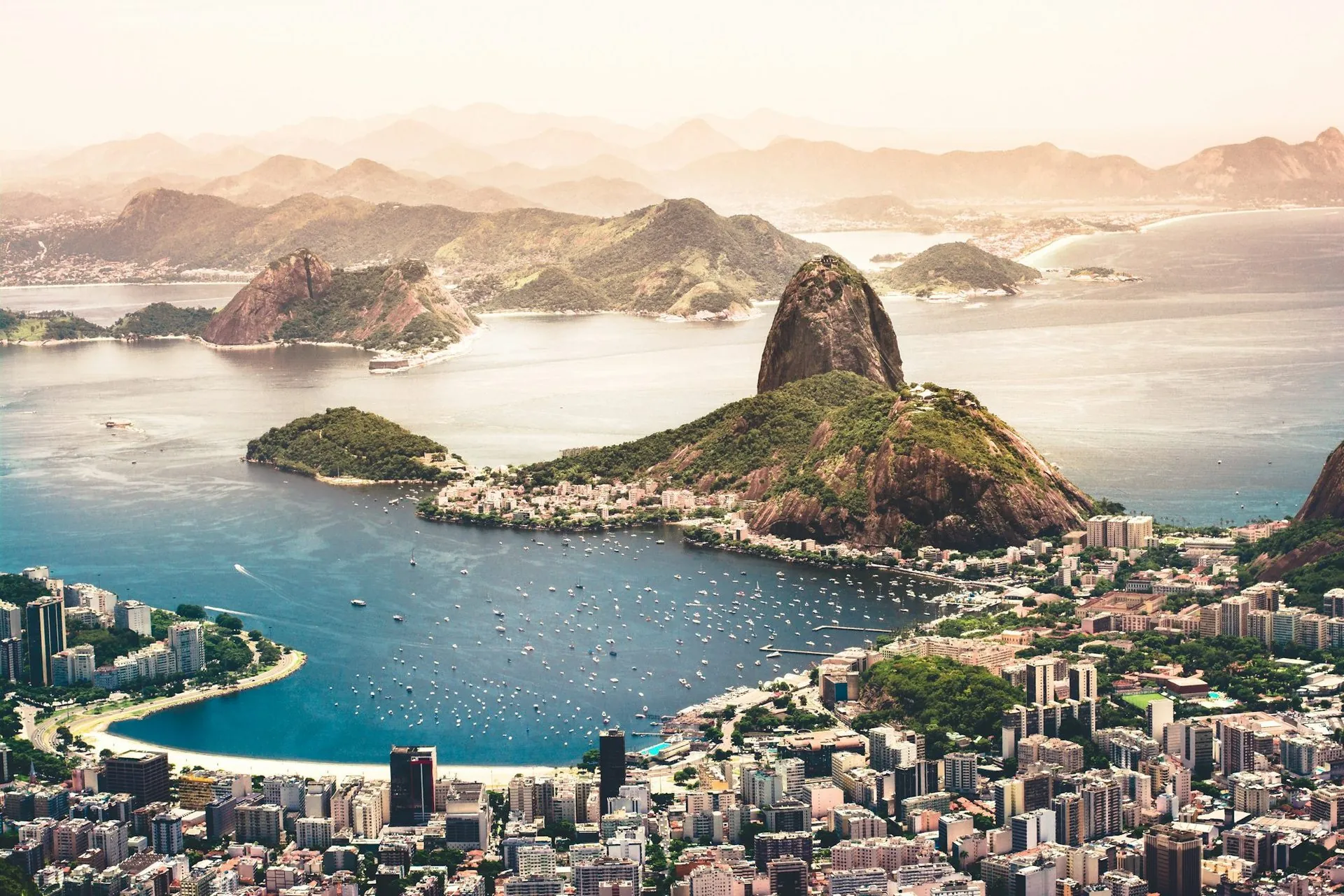 Rio de Janeiro cityscape at dusk